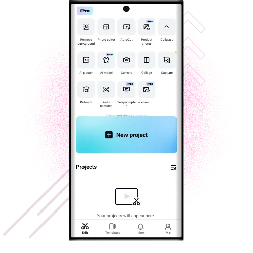 capcut interface screenshot