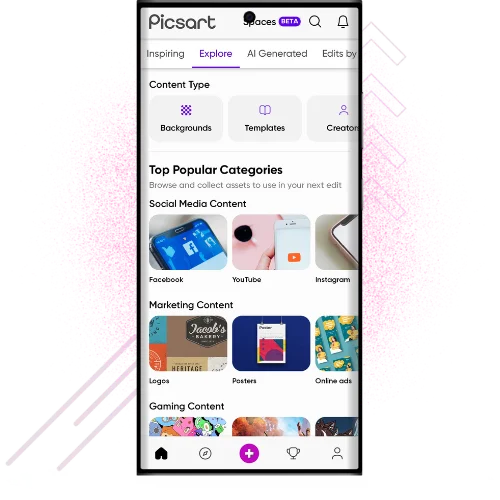 picsart-interface-screenshot
