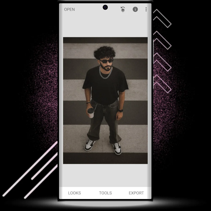 snapseed interface screenshot
